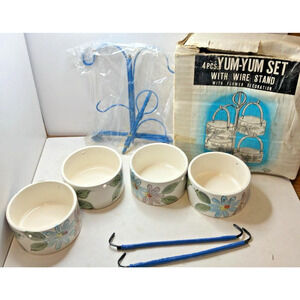 Yum-Yum Set Wales China Mid Century MCM Décor Vintage w/ Original Box